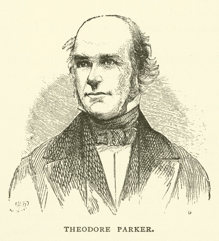 Theodore Parker , amerikansk unitarisk minister, transcendentalist og avskaffelsesmann av American School
