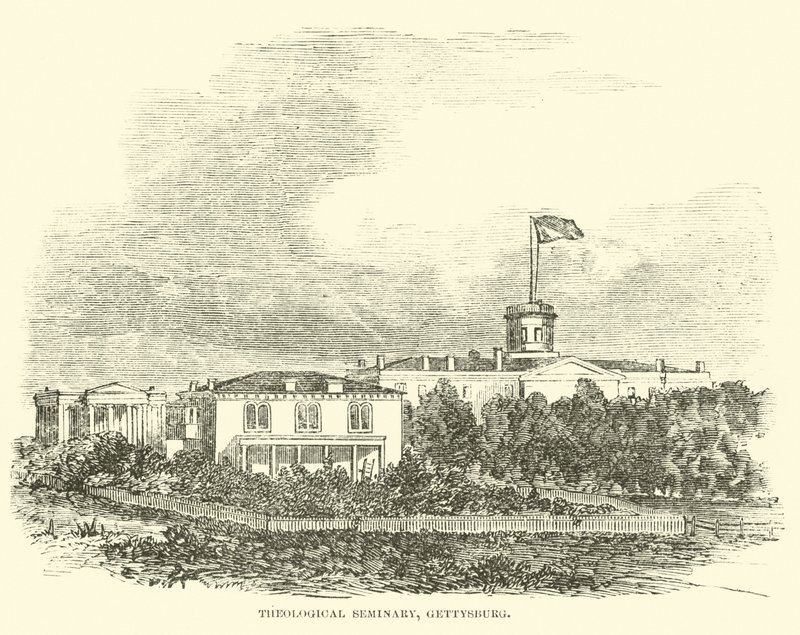 Theological Seminary, Gettysburg, juli 1863 av American School