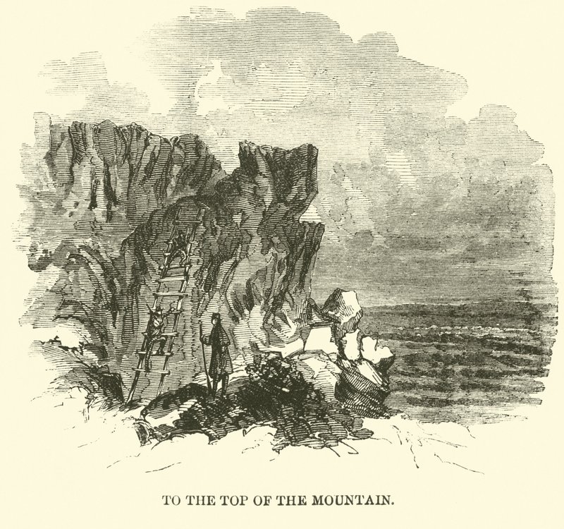 Til toppen av fjellet, november 1863 av American School