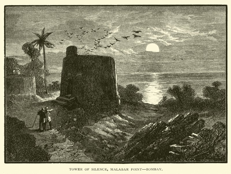 Stillhetens tårn, Malabar Point, Bombay av American School