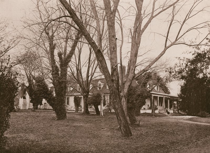 Ulysses S Grants hovedkvarter, City Point (fotogravyr) av American School
