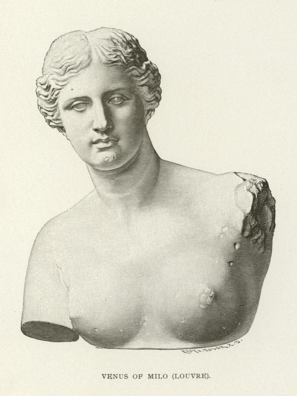 Venus av Milo, Louvre av American School