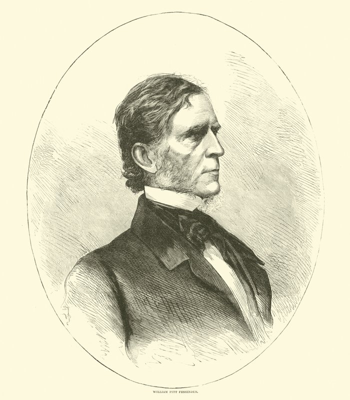 William Pitt Fessenden, april 1865 av American School