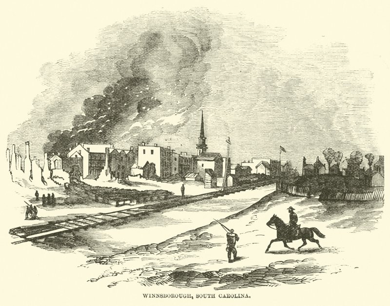 Winnsborough, South Carolina, februar 1865 av American School