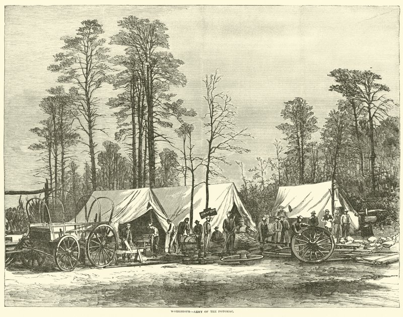 Workshops, Army of the Potomac, mai 1864 av American School