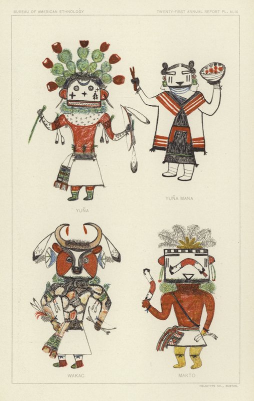 Yuna, Yuna Mana, Wakac, Makto (fargelitografi) av American School