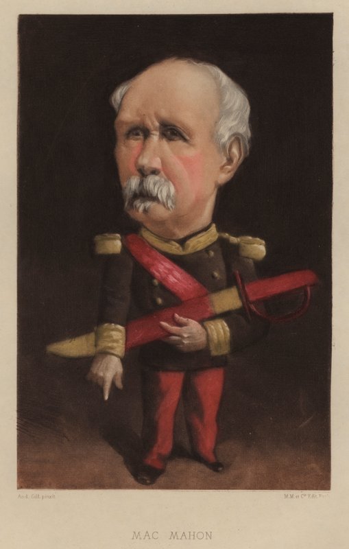 Patrice de MacMahon, hertug av Magenta, fransk general og statsmann av Andre Gill
