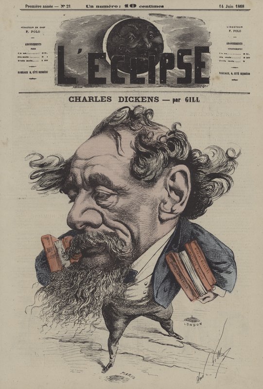 Charles Dickens av Gill av Andre Gill