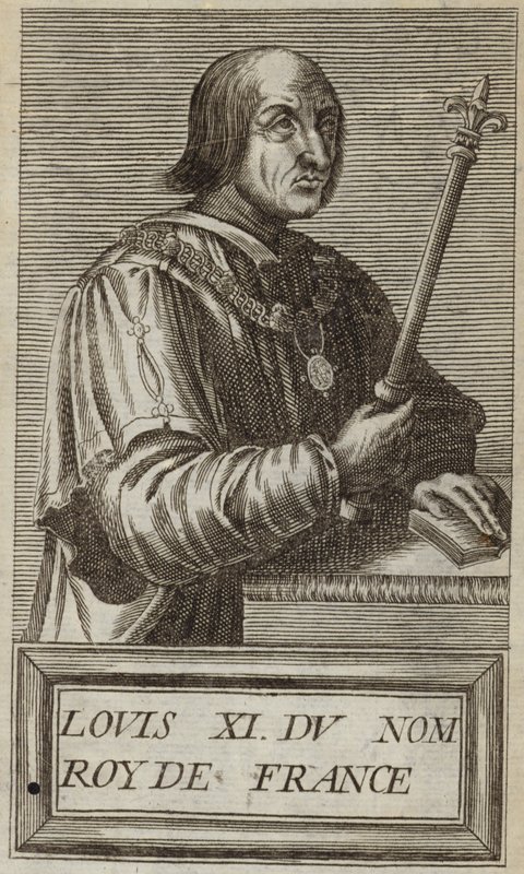Kong Ludvig XI av Frankrike av Andre Thevet