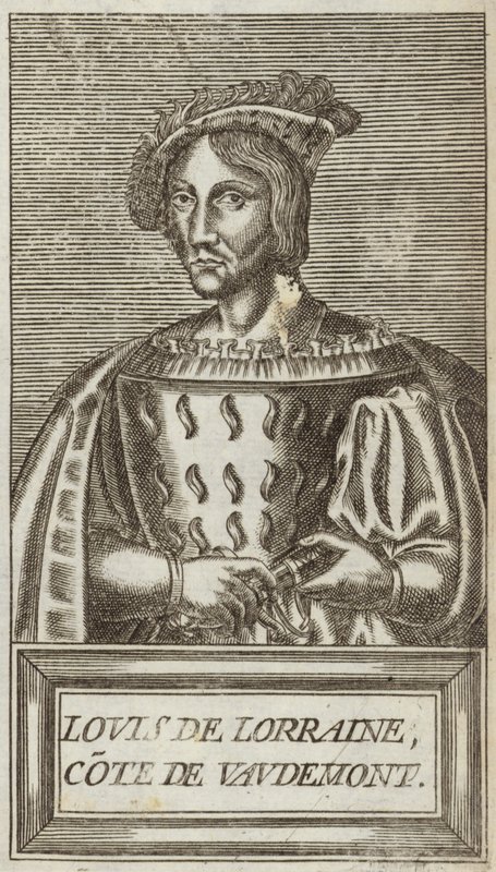Louis av Lorraine av Andre Thevet