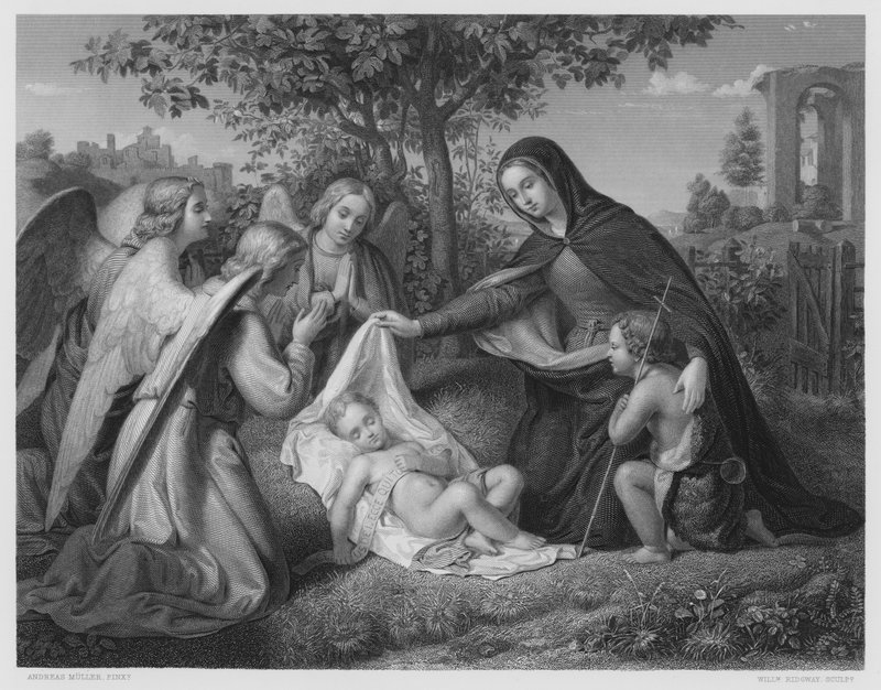 The Ministering Angels, fra bildet i forlagets besittelse av Andreas Johann Jacob Müller