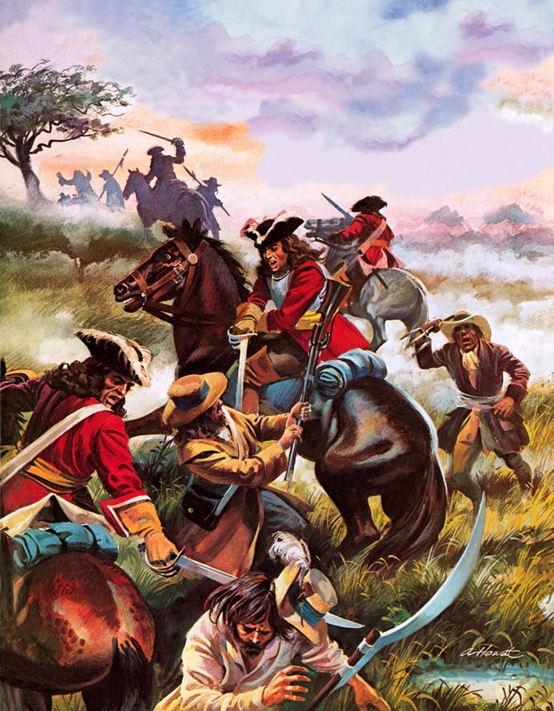 Slaget ved Sedgemoor 1685 av Andrew Howat