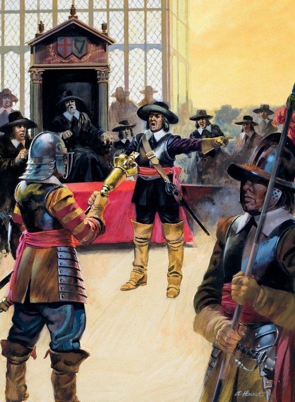 Cromwell avskjediger parlamentsmedlemmer av Andrew Howat