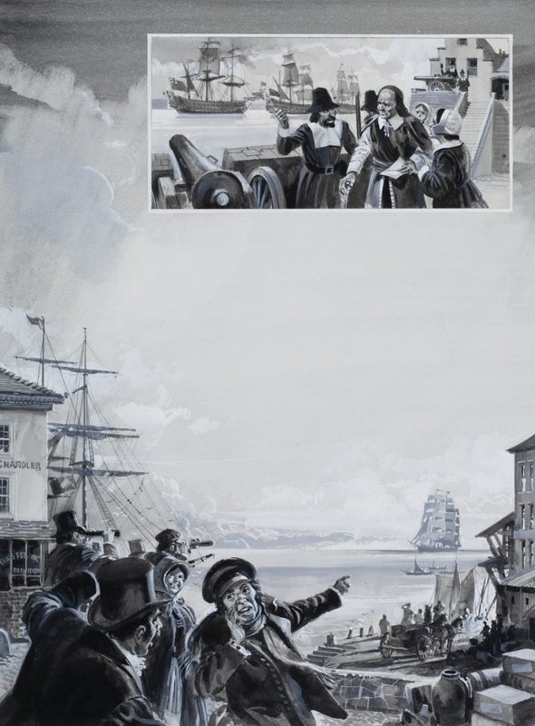 Havnescene av Andrew Howat
