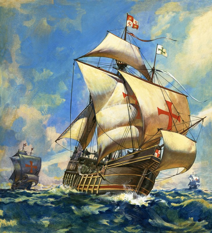Uidentifiserte seilskip av Andrew Howat