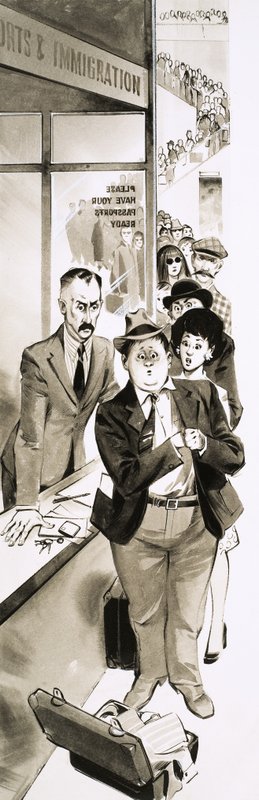 En ferierende som passerer tollen av Angus McBride