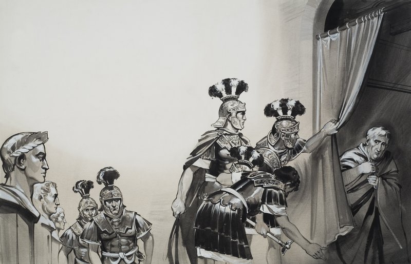 Claudius (10 f.Kr.–54 e.Kr.) (gouache på papir) av Angus McBride