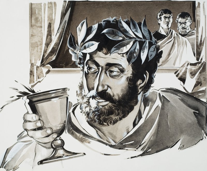 Keiser Commodus (gouache på papir) av Angus McBride