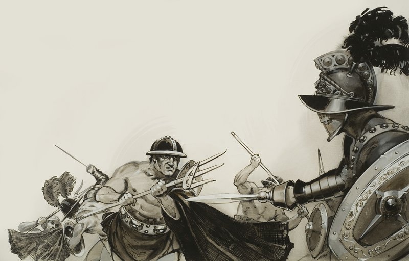 Gladiatorkamper av Angus McBride