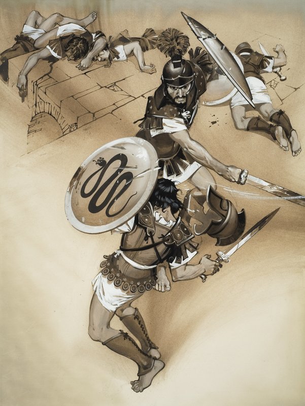 Horace (gouache på papir) av Angus McBride
