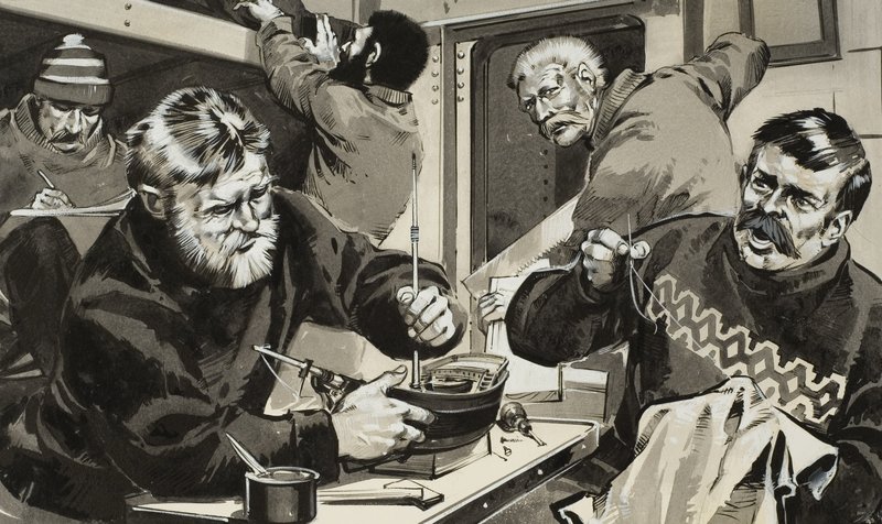 Hold deg selv opptatt (gouache på papir) av Angus McBride