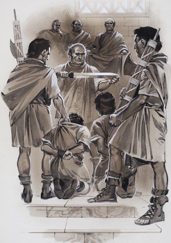 Lucius Junius Brutus (gouache på papir) av Angus McBride