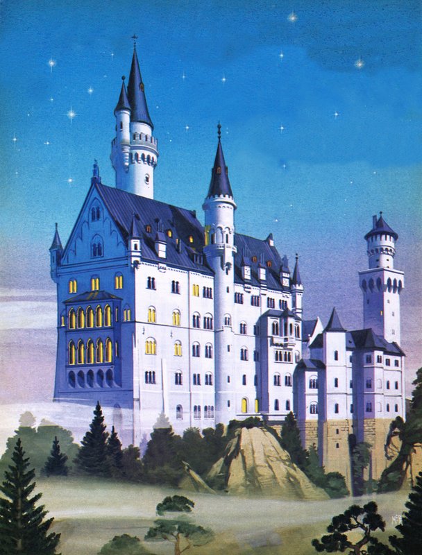 Neuschwanstein – et eventyrslott bygget av en «galning» av Angus McBride