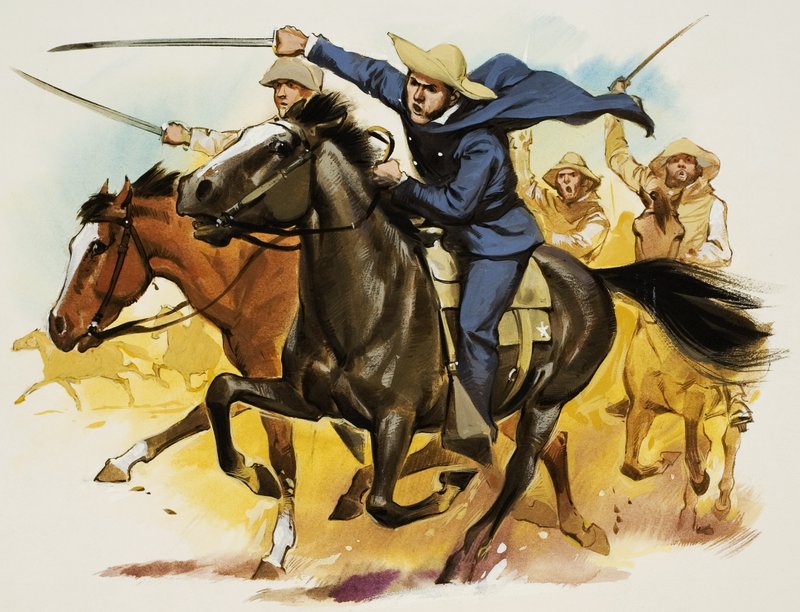 Sam Houston (1793–1863) (gouache på papir) av Angus McBride