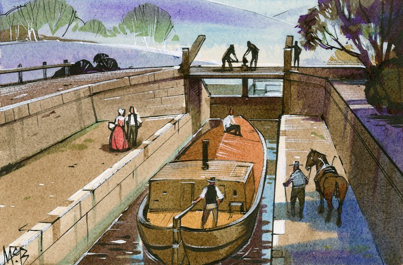 Shropshire Union-kanalen av Angus McBride