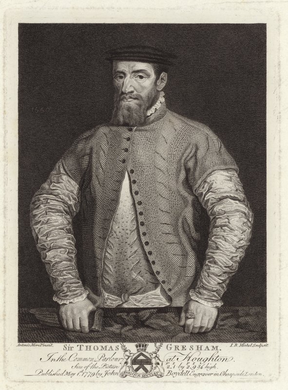 Portrett av Sir Thomas Gresham av Anthonis van Dashorst Mor