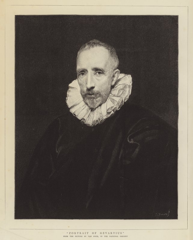 Portrett av Gevartius av Anthony van Dyck