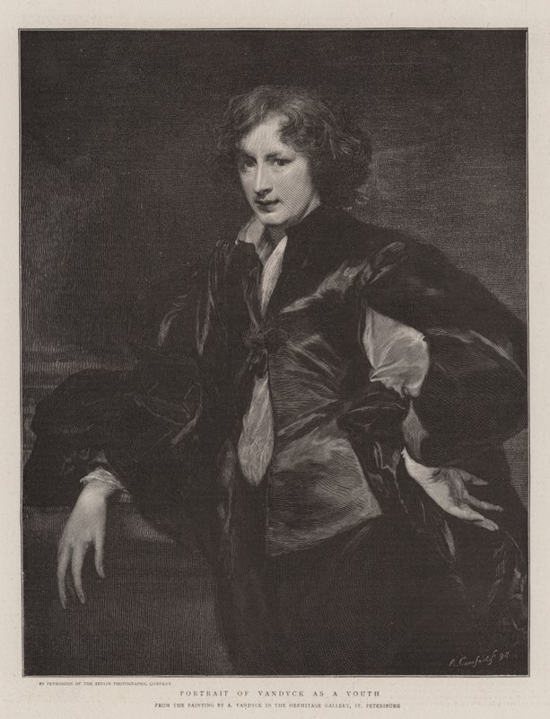 Portrett av Vandyck som ungdom av Anthony van Dyck