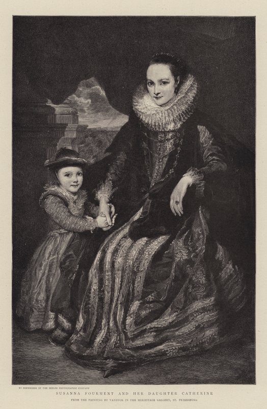 Susanna Fourment og hennes datter Catherine av Anthony van Dyck
