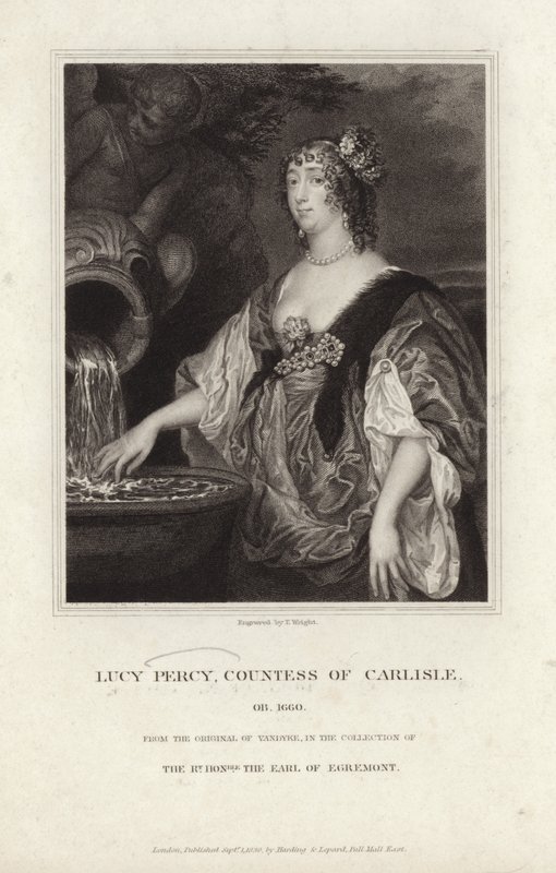 Lucy Percy av Anthony van Dyck
