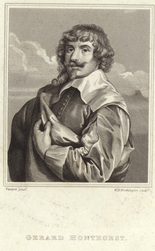 Portrett av Gerard van Honthorst av Anthony van Dyck
