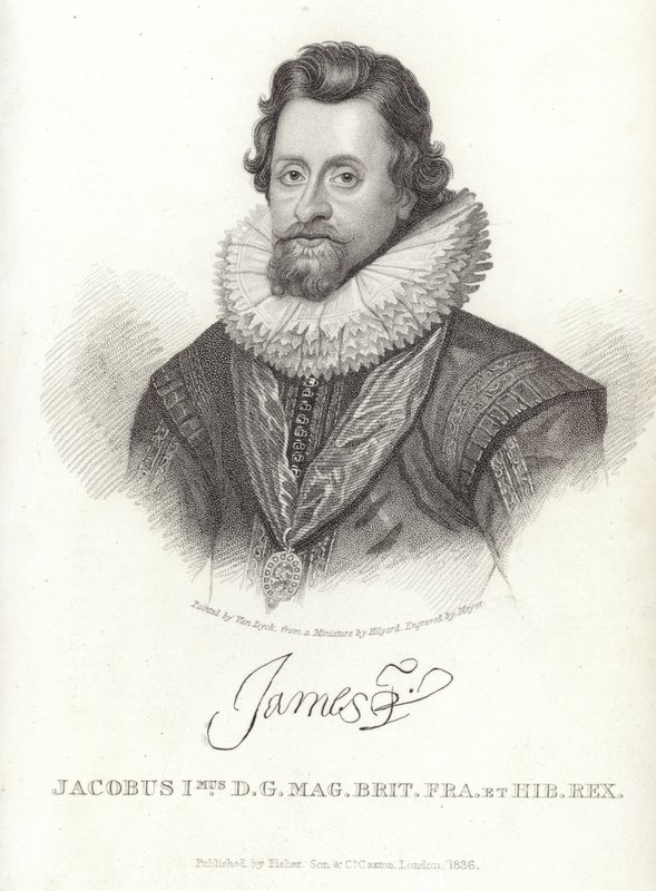 Portrett av James I av England og Irland av Anthony van Dyck