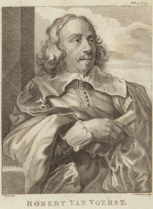 Portrett av Robert van Voerst av Anthony van Dyck