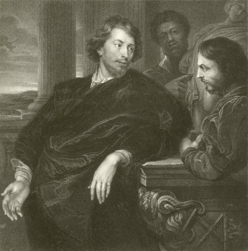 Portrett av Rubens av Anthony van Dyck