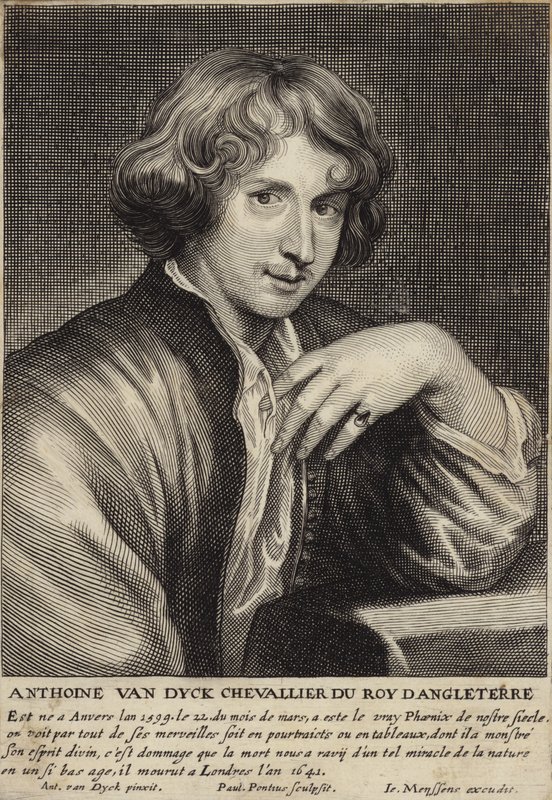 Portrett av Sir Anthony van Dyck av Anthony van Dyck