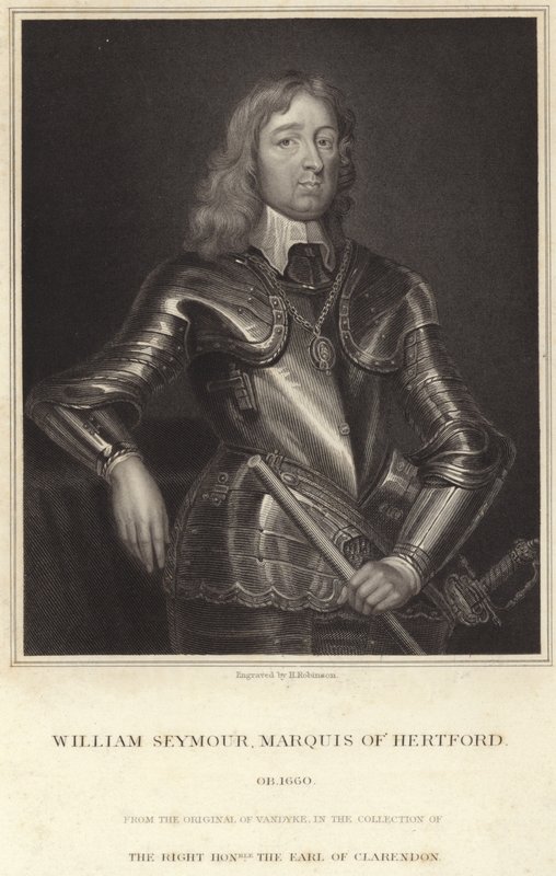 Portrett av Sir William Seymour, hertugen av Somerset av Anthony van Dyck