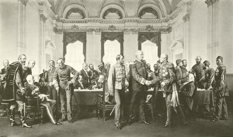 Berlinkonferansen (gravyr) av Anton Alexander von Werner