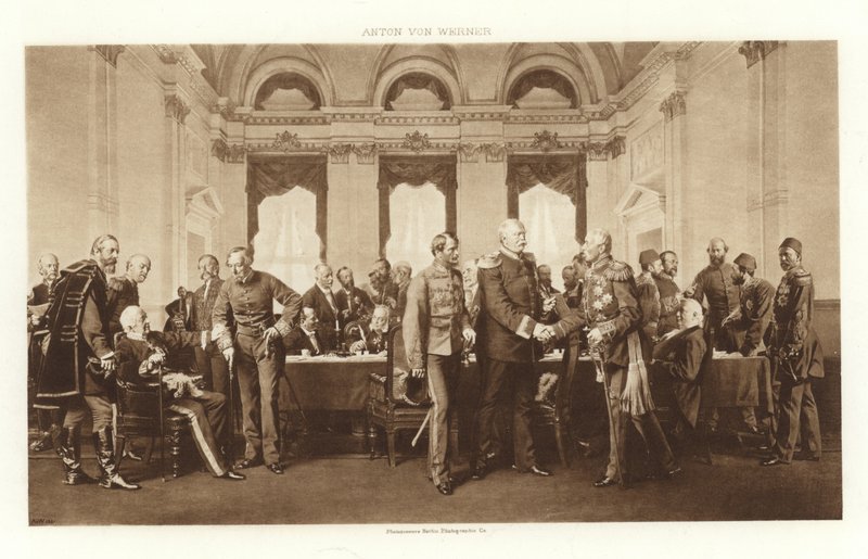 Berlin-kongressen i 1878 (fotogravyr) av Anton Alexander von Werner