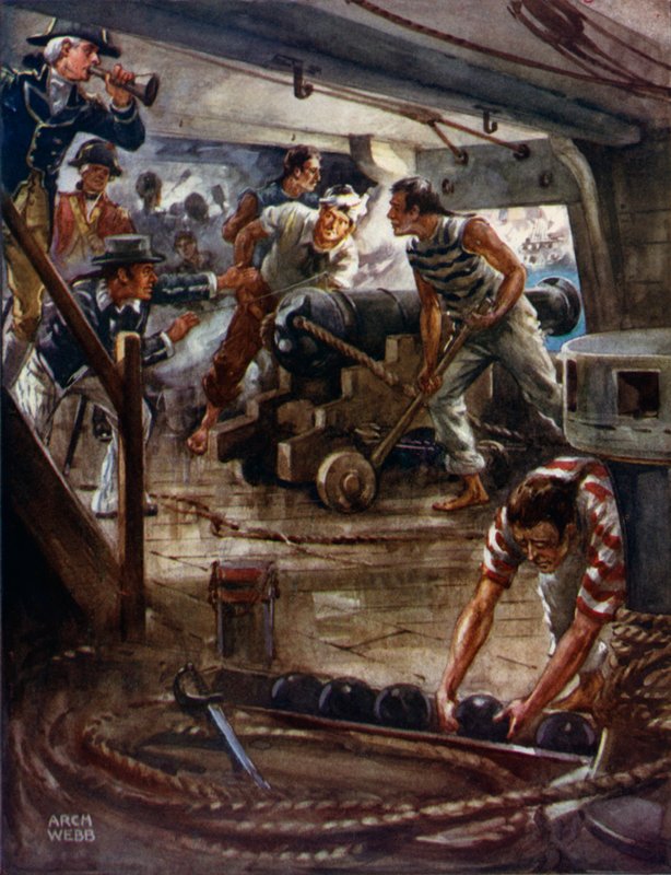 Slaget ved København av Archibald Bertram (after) Webb