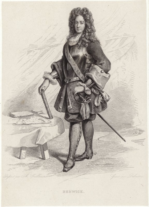 Portrett av James Fitzjames, hertugen av Berwick av Armand Guilleminot