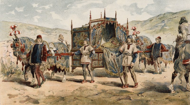 Søppel av en chatelaine, tid for hertugene av Burgund, 1400-tallet av Armand Jean Heins
