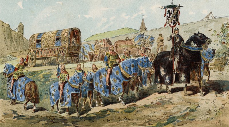 Noble damevogn, 1200-tallet av Armand Jean Heins