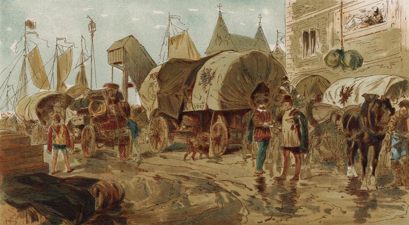 Wagons of the Hanseatic League, Spanske Nederland, 1500-tallet av Armand Jean Heins