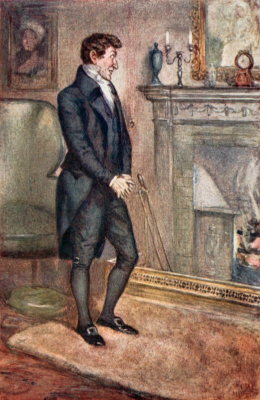 Illustrasjon for Emma av Jane Austen av Arthur Wallis Mills