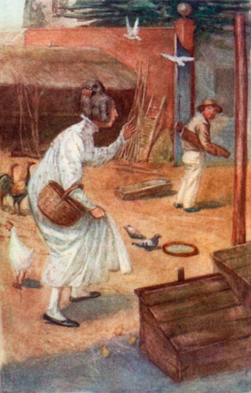 Illustrasjon for Northanger Abbey av Jane Austen av Arthur Wallis Mills