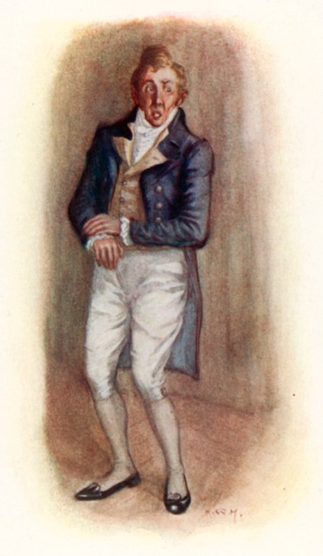 Illustrasjon for Northanger Abbey av Jane Austen av Arthur Wallis Mills